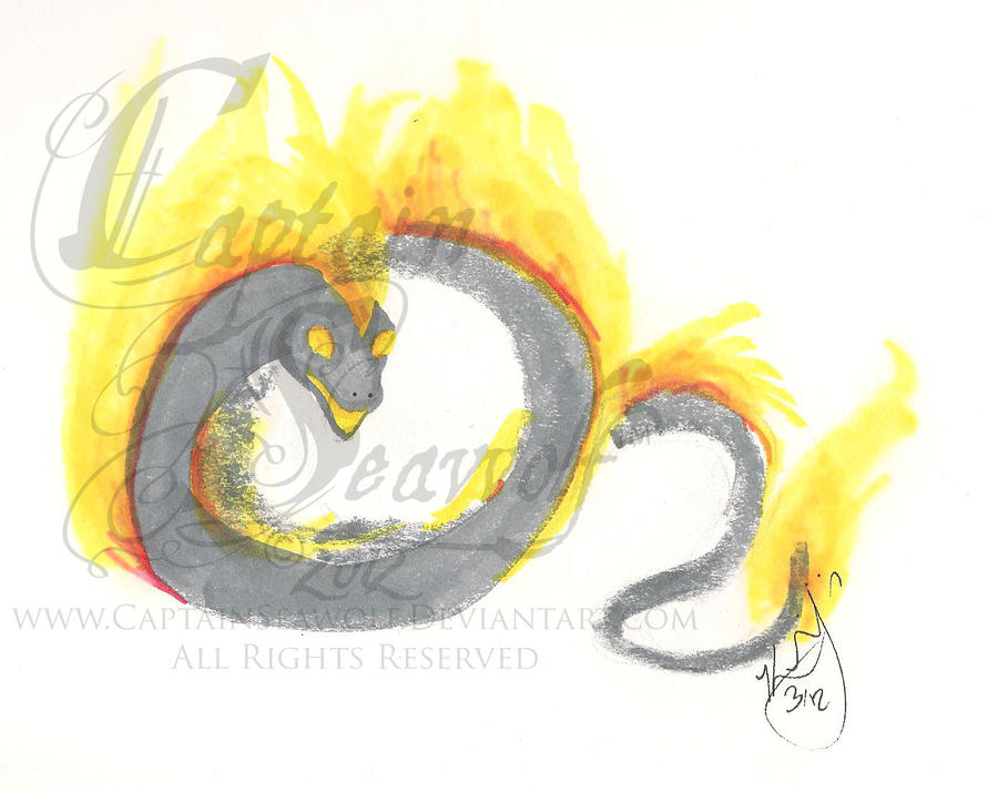 Fireworm Draw Fire Worm by CaptainSeawolf on DeviantArt