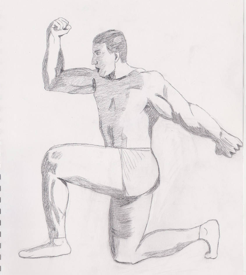 Dynamic Muscle Pencil Dynamic Pose by mythical-phoenix01 on DeviantArt
