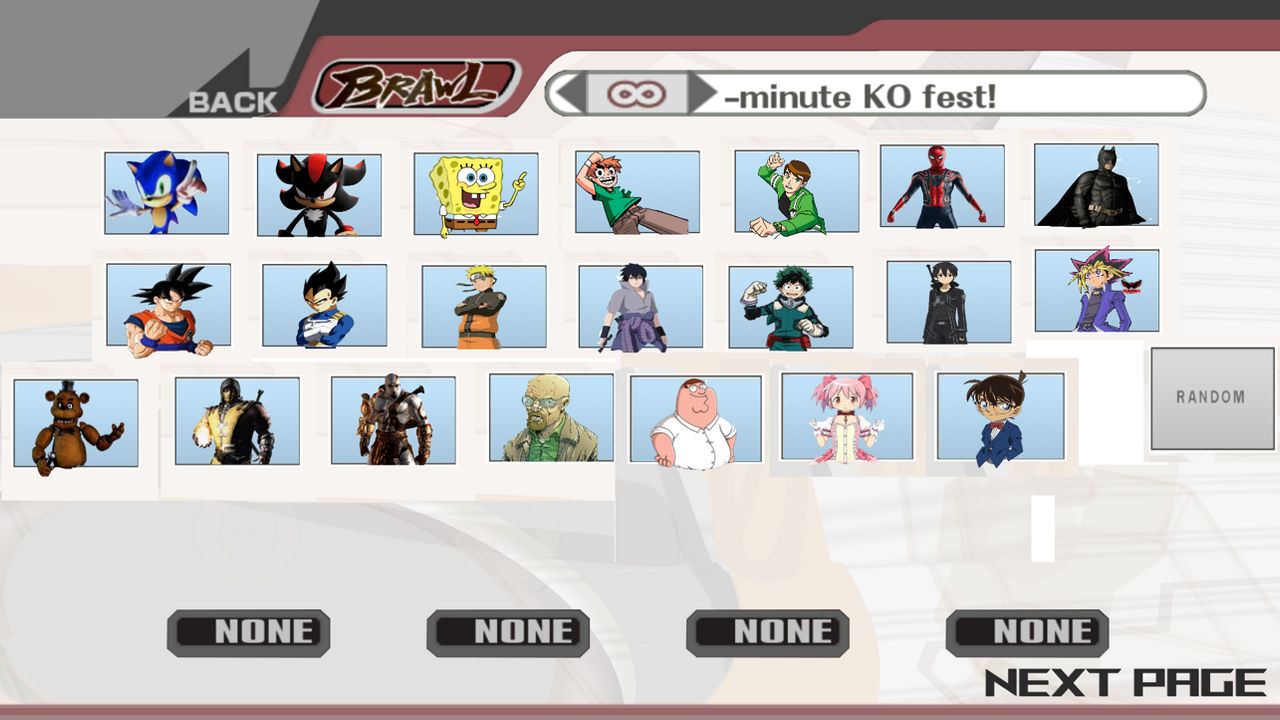 Super Smash Bros Brawl Roster My Version Page 1 by Halalmeat2023 on ...
