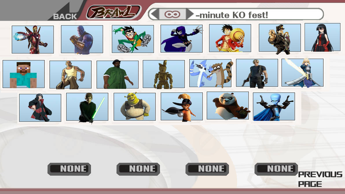 Super Smash Bros Brawl Roster My Version Page 2 by Halalmeat2023 on ...