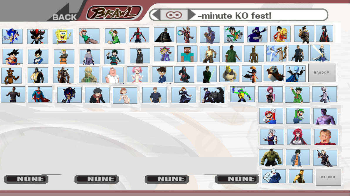 Ssbb Roster My Version Updated by Halalmeat2023 on DeviantArt