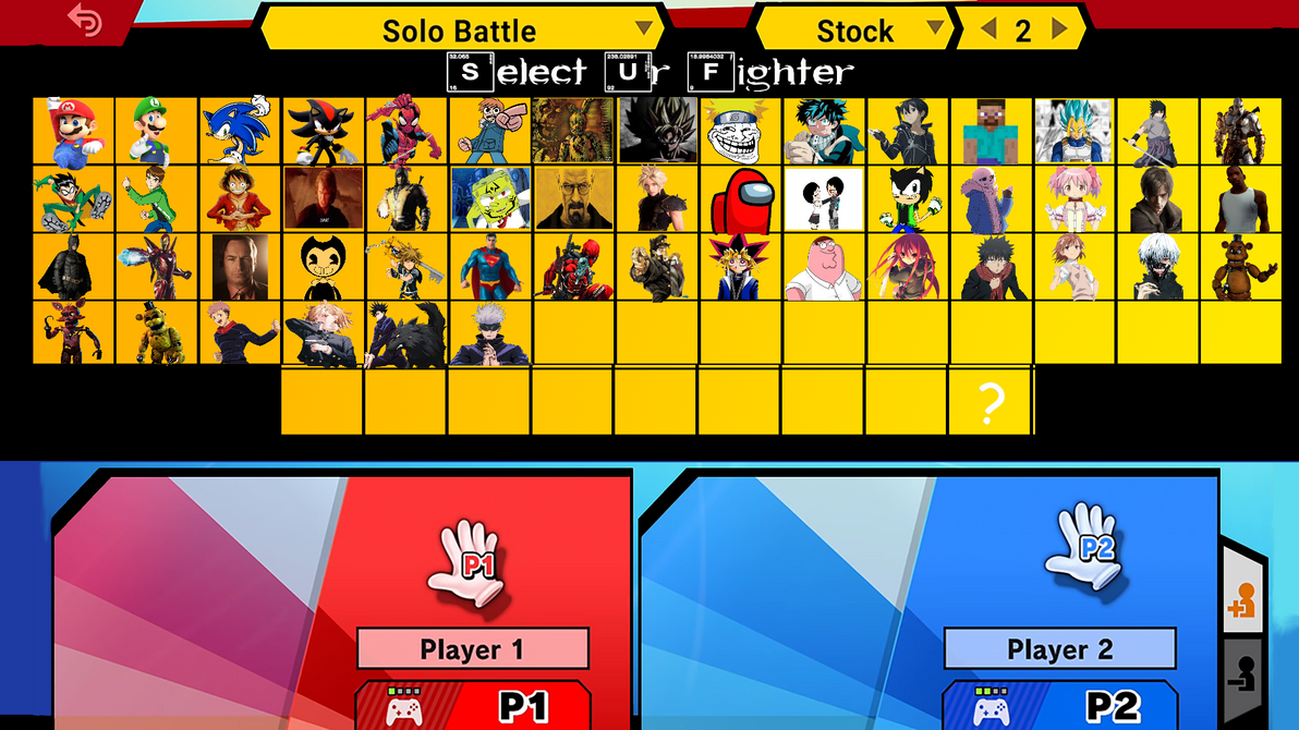 Ssbu Roster Expanded ssbu roster my version meme editon V1 by Halalmeat2023 on DeviantArt