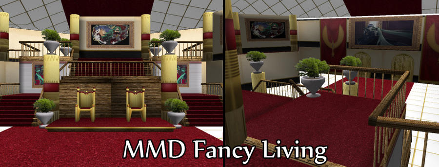 MMD Fancy Living Room Download