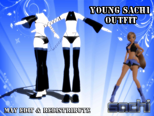 MMD Young Sachi Outfit DL