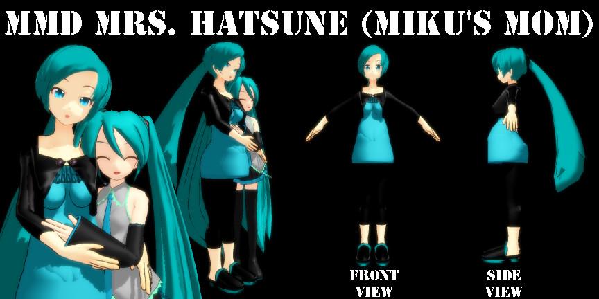 MMD Mrs Hatsune -Mikus Mom- DL