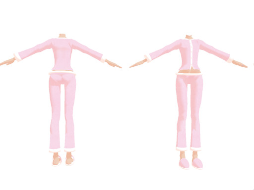 MMD Hospital Pajama Outfit