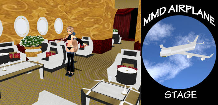 MMD Airplane Stage Download