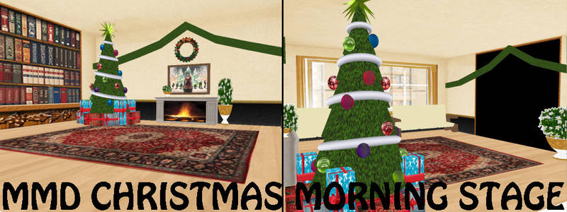 MMD Christmas Morning Stage
