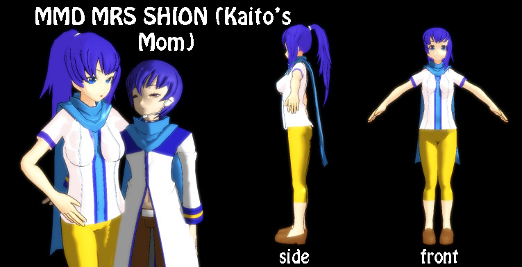 MMD Mrs Shion -Kaito Mom- DL