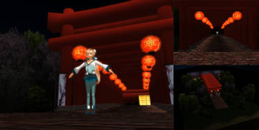 MMD Lantern Temple Stage