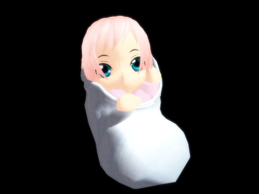 MMD Newborn Baby 2 Model Download