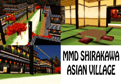 MMD Shirakawa Asian Village Stage DL