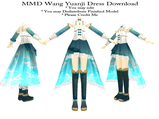 MMD Wang Yuanji Dress Download