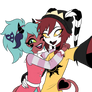 Hells Heirs : Kat and Stolitz Selfie PNG