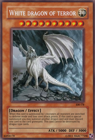 White dragon of terror