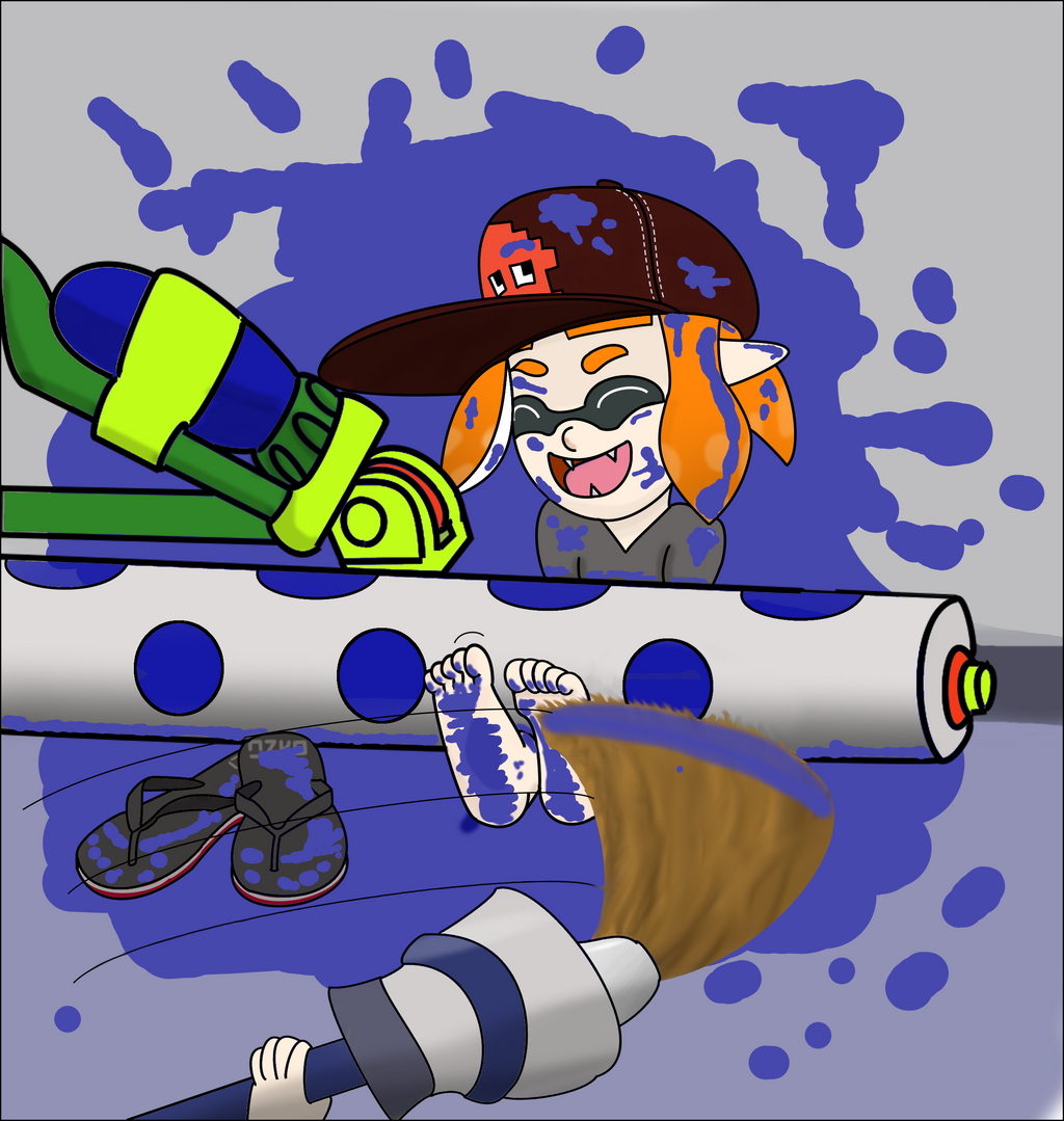 Splatoon Inkstrike Ink Pattern Splatted! (Ink version) by TheUltimateAndi on DeviantArt