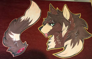 Tail Badge and Headshot Commission