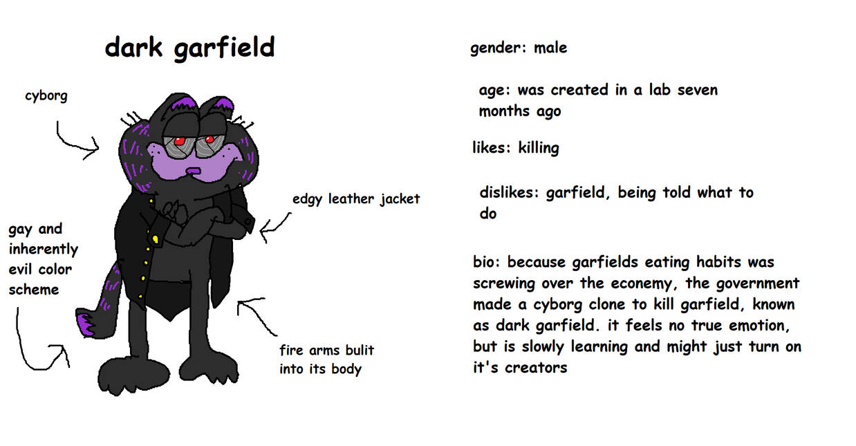 dark garfield by TrashsterMaster on DeviantArt