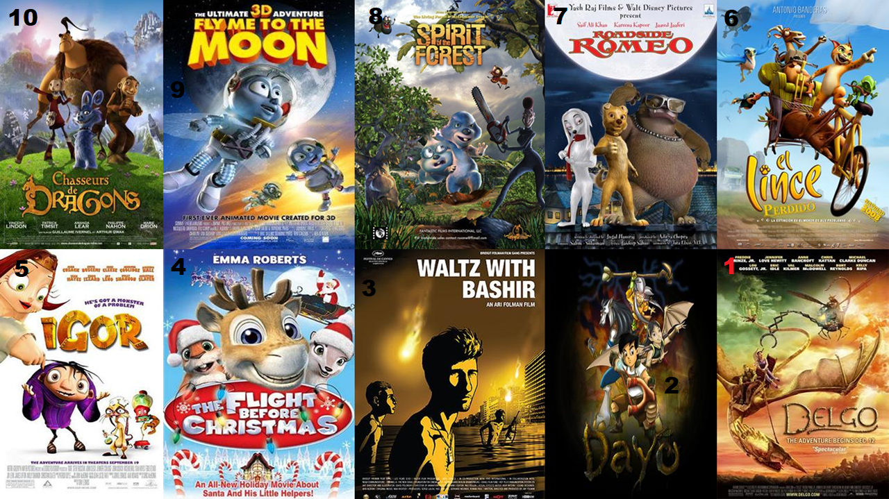 Top 10 Worst Animated Movies Of 2008 by eladthegreatest on DeviantArt Top 10 Worst Animated Movies Of 2008 by eladthegreatest on DeviantArt