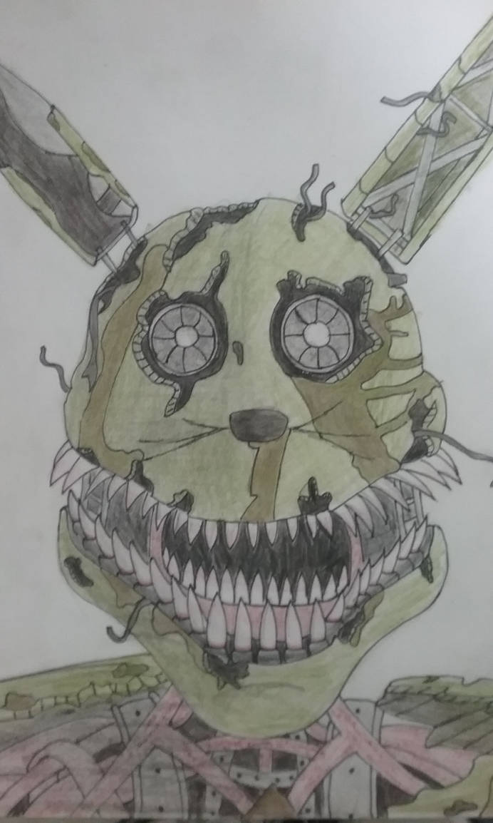 Nightmare Springtrap Colored By GRIMREAPER 1 On DeviantArt