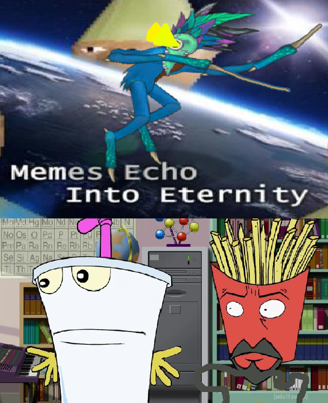 aqua teen hunger force redorded to YRitws