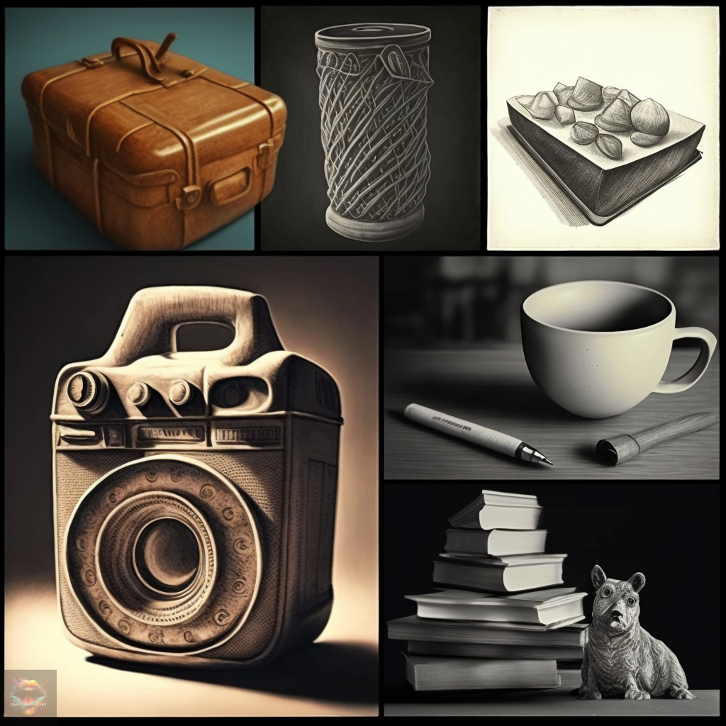 Digital still life drawing of daily objects 1 by OralExpression on ...