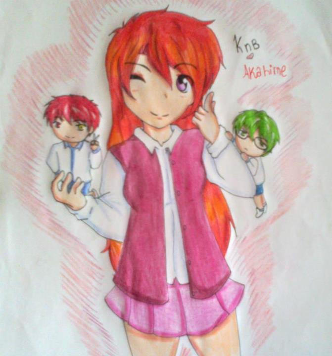 Akahime Akashi, Akahime and Midorima by Ayumi-Okigawa on DeviantArt