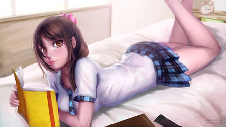 Hikari miyamoto - Summer Lesson by JaezX