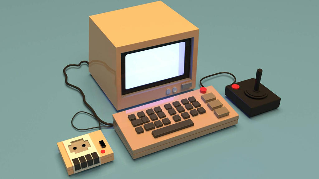 simple computer by RitikRaj-3d on DeviantArt