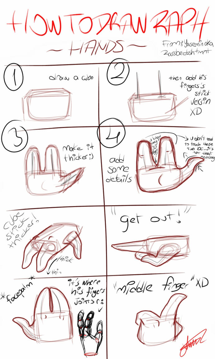 how to draw raph ~hands by RassbedashTMNT on DeviantArt