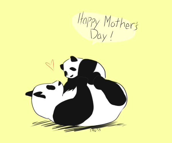 Pandas For Mother's Day 2013