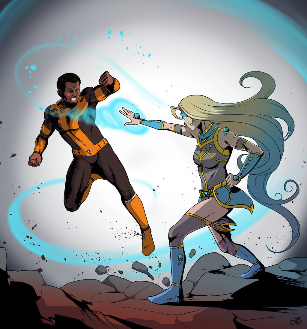 Rippaverse - Isom facing off against Yaira by marcosjoel777 on DeviantArt