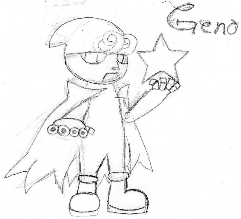 Fan-Art: Geno by RavenTheDewott on DeviantArt