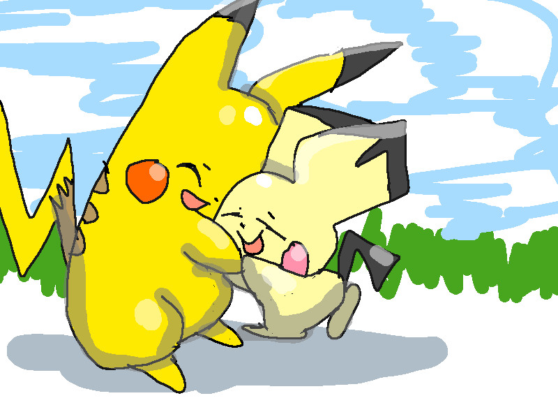 _Pichu and Pikachu_