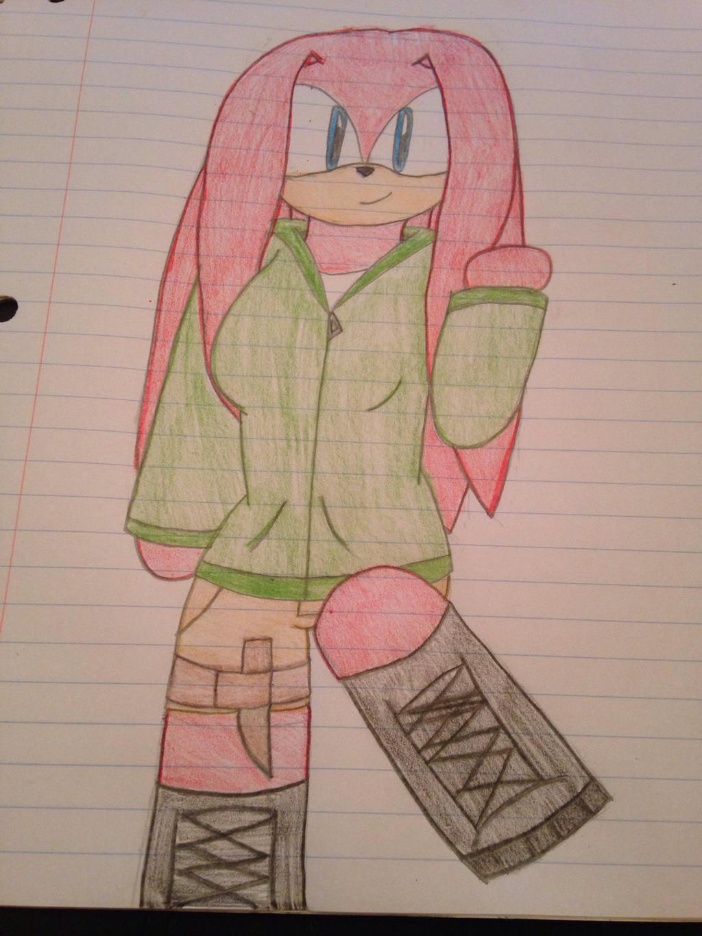 Emily the Echidna alternate outfit