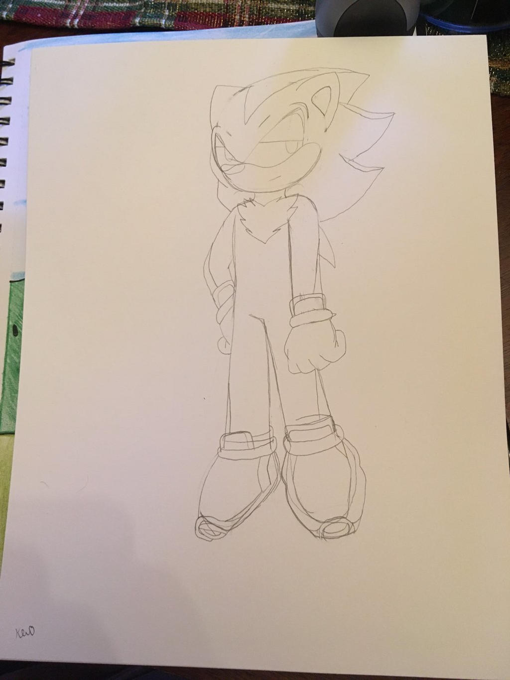 Shadow the Hedgehog (sketch) 