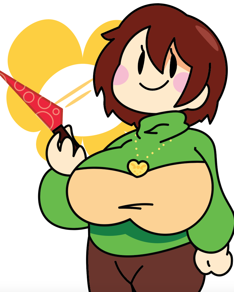 Chara Inflate Chara 2 by Luigisfine on DeviantArt