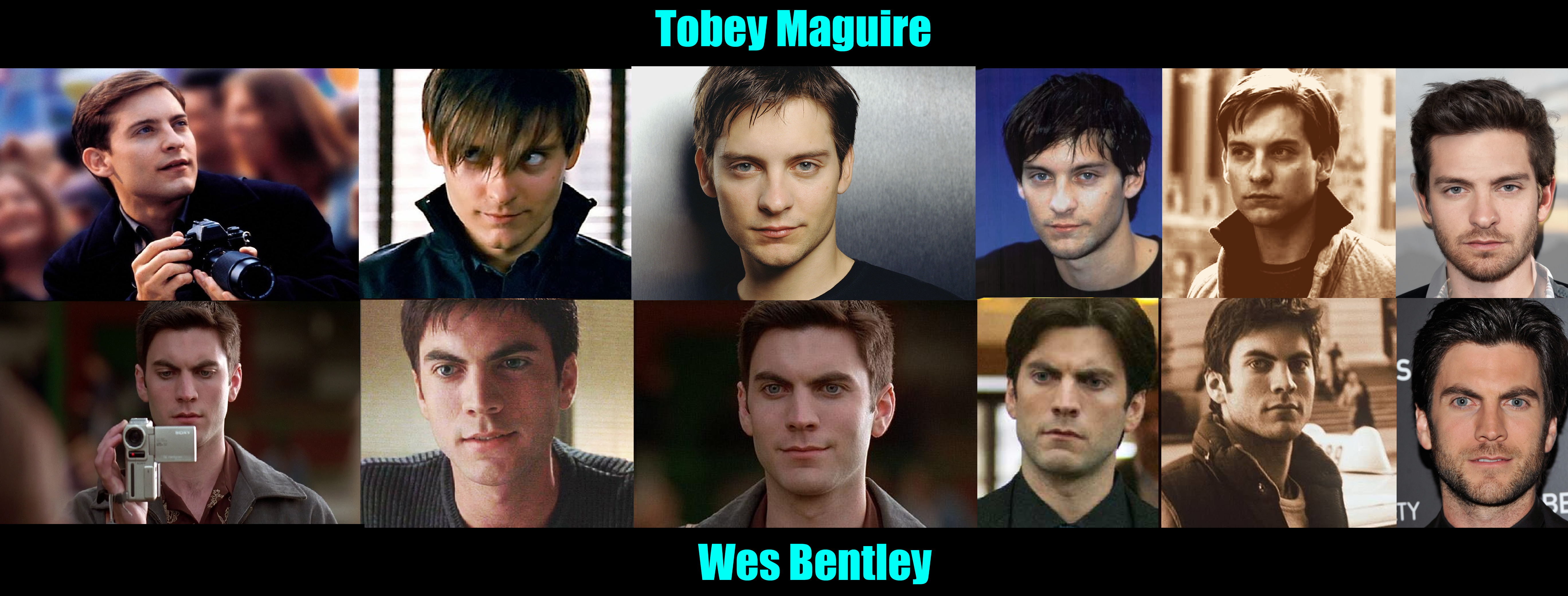 Tobey Maguire And Wes Bentley Long Lost Twins By Scoutsneerplz On Deviantart