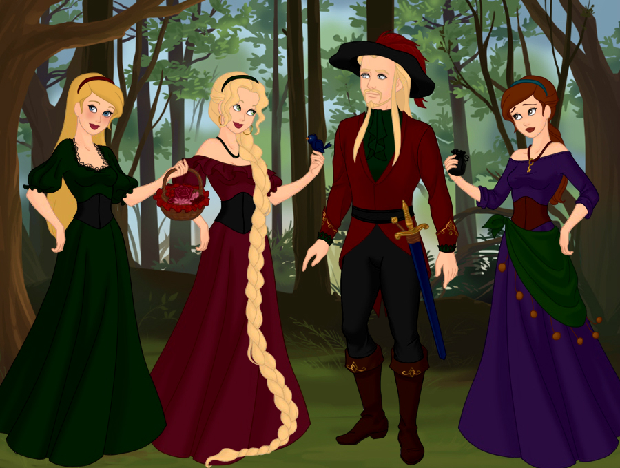 The Big Four Fairytale-Scene-Maker-Azaleas-Dolls by InvisibleDorkette on  DeviantArt