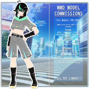 MMD // MODEL COMMISSIONS