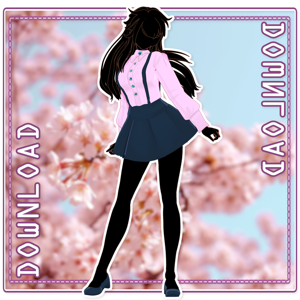 Mmd Spring MMD // Spring Blouse Outfit DOWNLOAD // P2U by AxelCode on DeviantArt