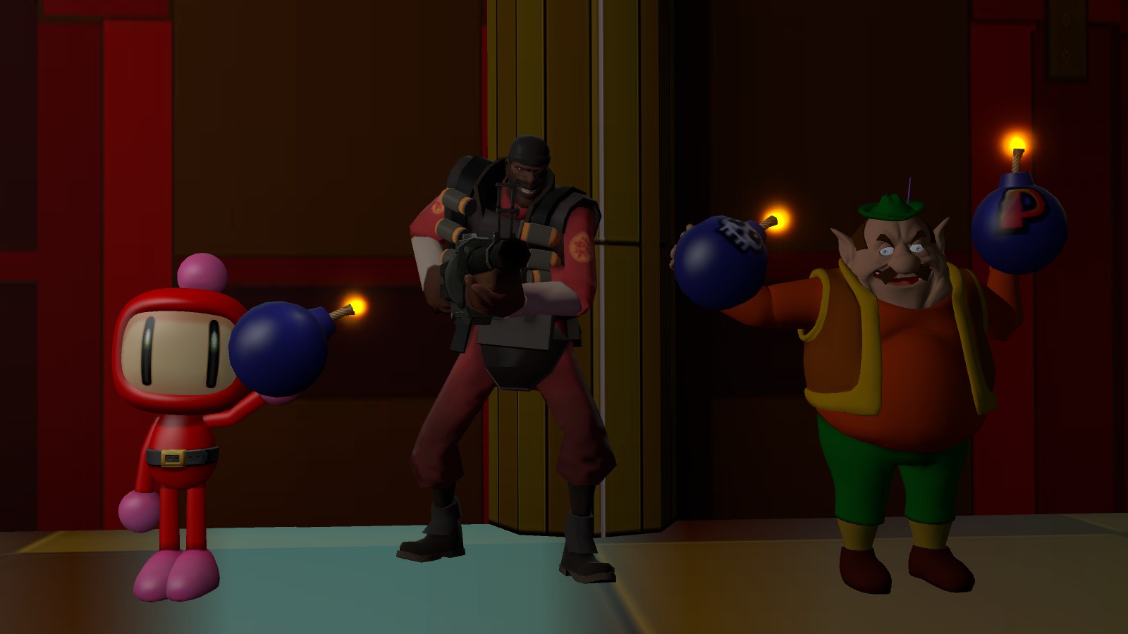 The Three Demomen.