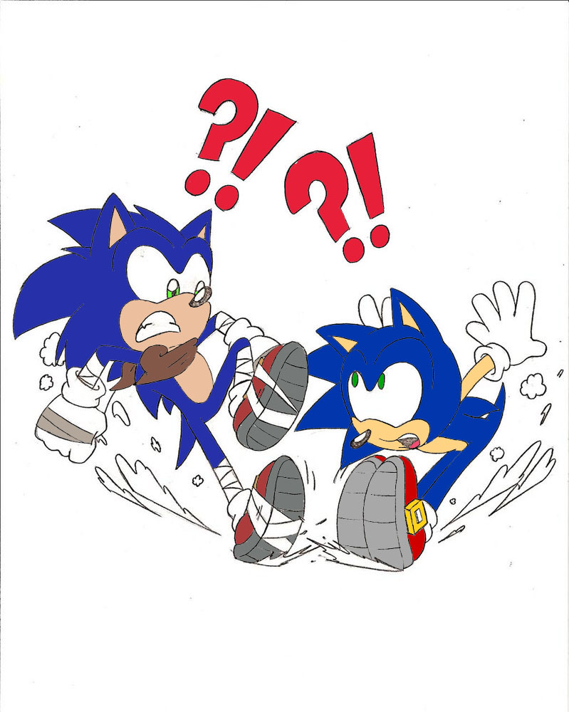 Sonic Boom: Two of Me!? Colored Version