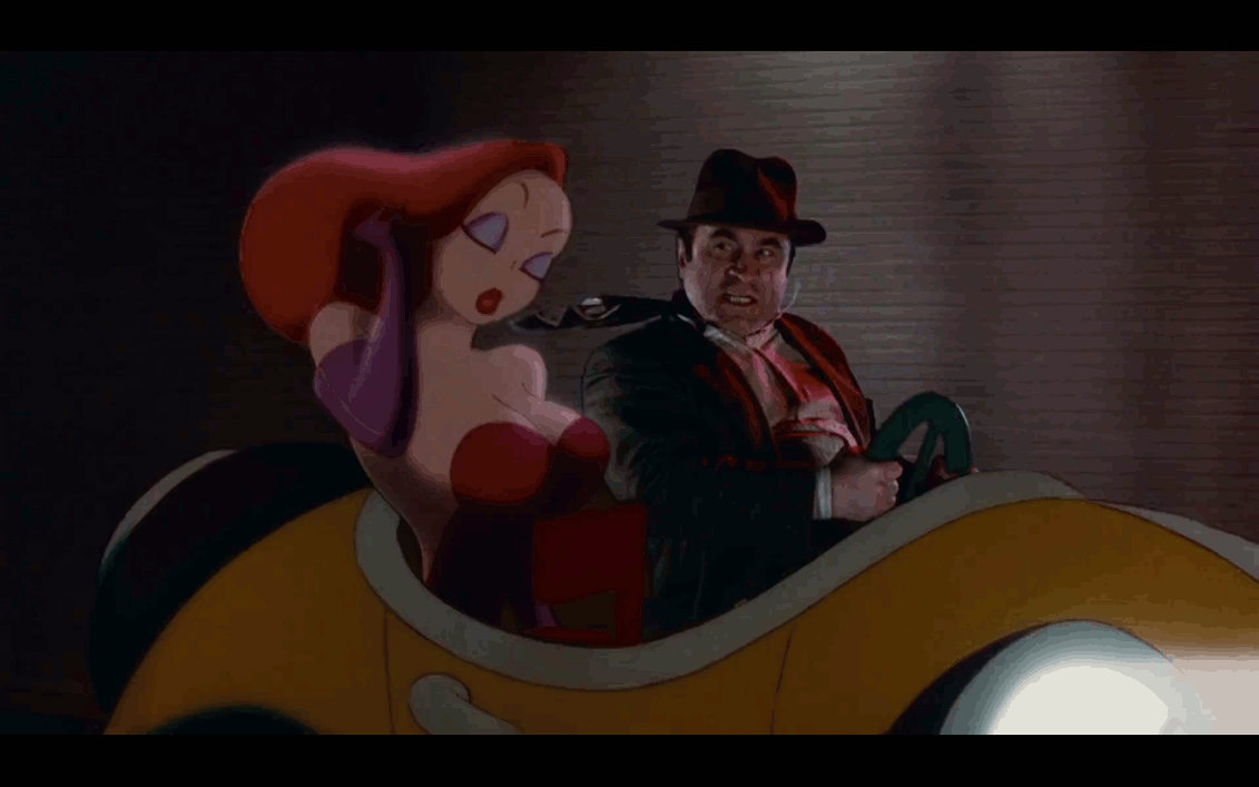Texi Rabbit Jessica Rabbit and Eddie talking in the Taxi Gif by Sonicdude645 on ...