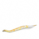 Spore creature - Reticulated python (albino) PNG