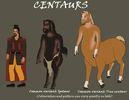 Wyrded Monsters of Oshar - Centaurs