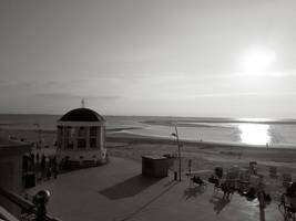 On the Beach - Borkum in Black and White - Germany