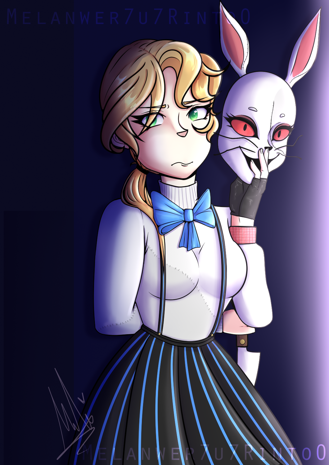 FNaF/ Glitchtrap fanart by Arcttine on DeviantArt