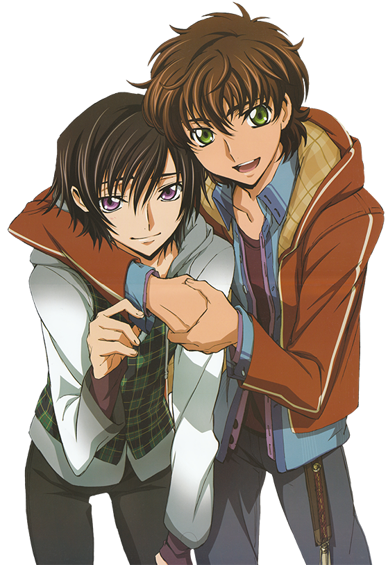 Code Geass Lelouch Suzaku Render By Hazubando On Deviantart Code Geass Lelouch Suzaku Render By Hazubando On Deviantart
