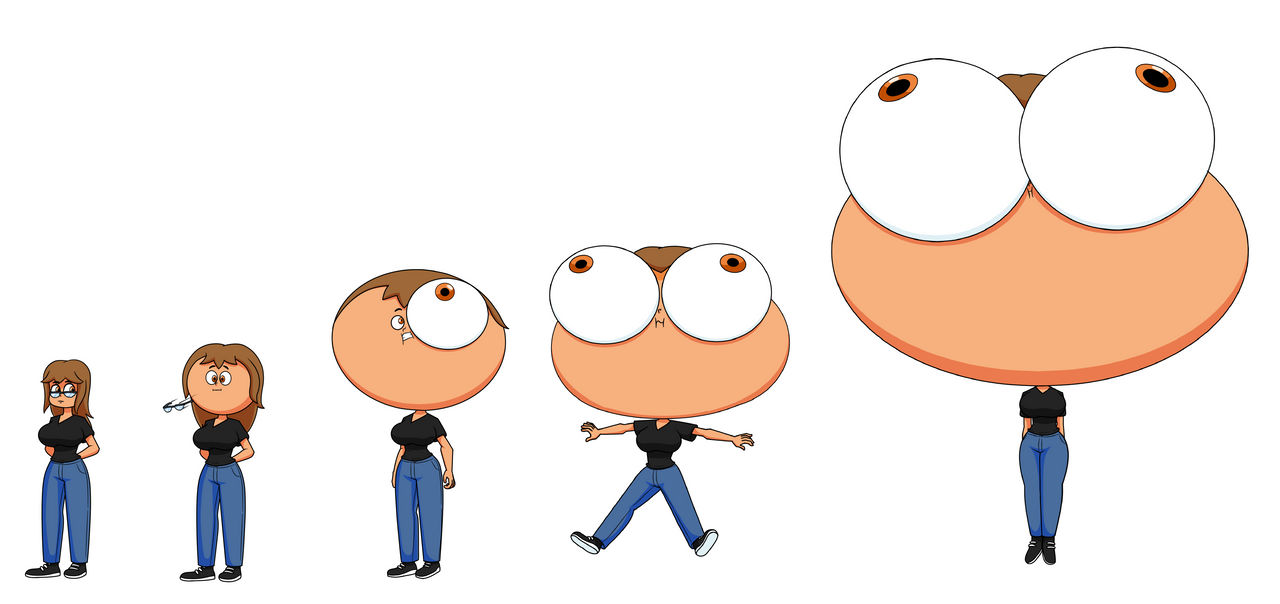 Denise head inflation. by Sergi0Cipactli on DeviantArt